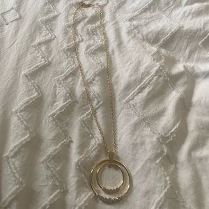 Gold plated costume jewelry necklace